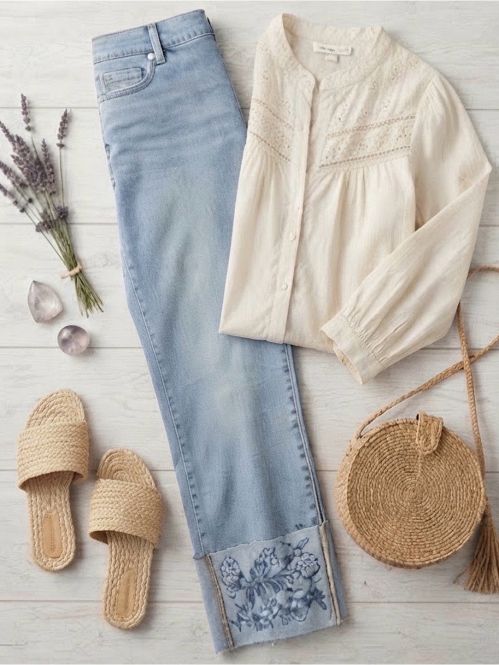 Wonderly Savanah Wash high rise cropped jeans